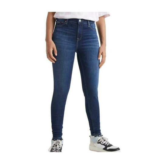 Tommy Hilfiger - Skinny Jeans - Blå - Dam - Storlek: W29 L30,W27 L30,W28 L30,W25 L30,W26 L30,W30 L30,W31 L30,W27 L32,W26 L32,W24 L32,W29 L32,W28 L32,W25 L32