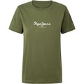 T-shirts med korta ärmar Pepe jeans CAMISETA VERDE MUJER PL505292