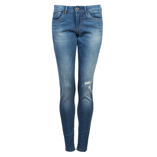 Pepe Jeans - Skinny Jeans - Blå - Dam - Storlek: W26,W25