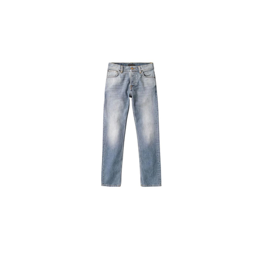 Nudie Jeans - Straight - Blå - Herr - Storlek: W29 L32,W34 L32