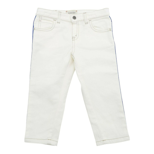 Gucci - Jeans - Vit - Pojke - Storlek: 98 CM