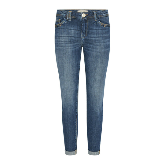 MOS Mosh - Skinny Jeans - Blå - Dam - Storlek: W24,W33,W26,W31,W29,W28,W27,W30,W25,W32
