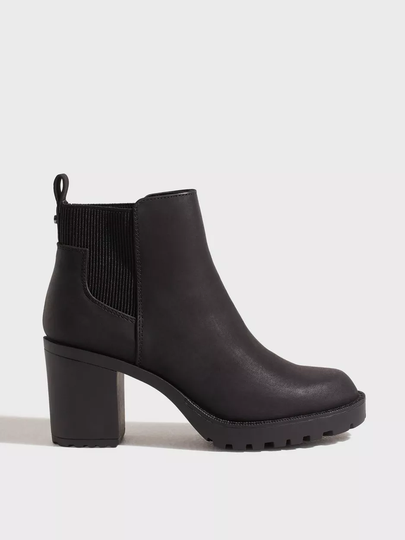 Only Shoes - Stövletter - Svart - Onlbarbara Heeled Bootie Noos - Boots & Kängor