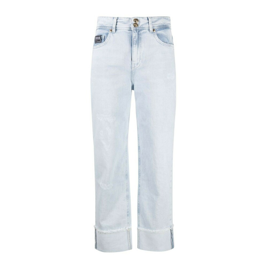 Versace Jeans Couture - Boyfriend Jeans - Blå - Dam - Storlek: W28