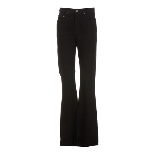 Golden Goose - Flare Jeans - Svart - Dam - Storlek: W27,W28,W26