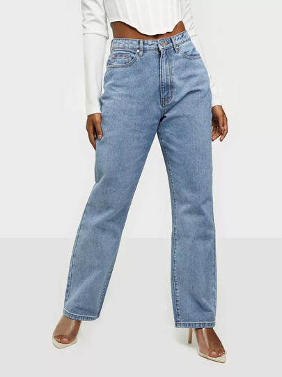Missguided - Boyfriend jeans - Light Blue - Highrise Boyfirend Jeans - Jeans