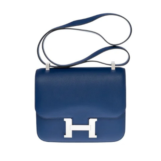 Hermès Vintage - Vintage Väskor - Blå - Dam - Storlek: ONE Size