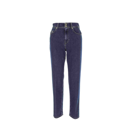 Versace Jeans Couture - Straight - Blå - Dam - Storlek: W27,W25,W28