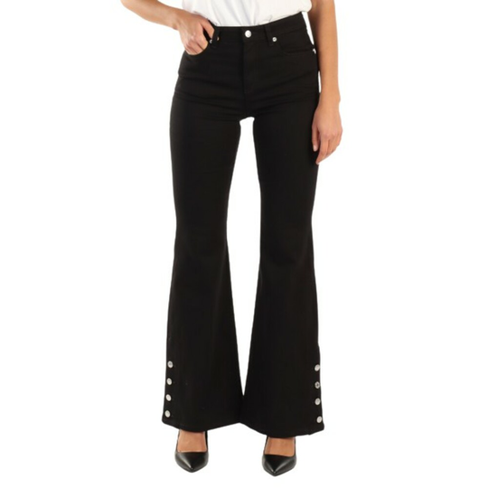 Michael Kors - Flare Jeans - Svart - Dam - Storlek: L,M,S,Xs,2Xs,3Xs