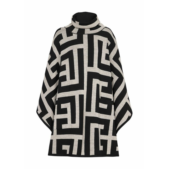 Balmain - Capes och Ponchos - Svart - Dam - Storlek: M,S