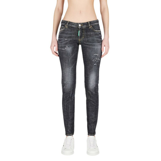 Dsquared2 - Skinny Jeans - Grå - Dam - Storlek: M,S,Xs,3Xs,2Xs