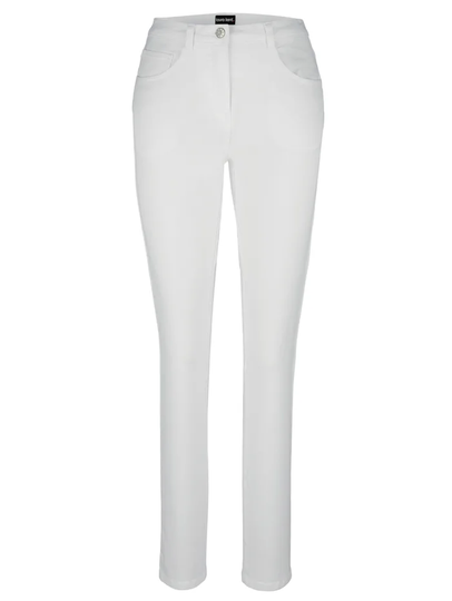 Jeans - Lisa Slim med mycket stretch Paola Vit