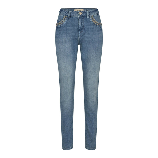 MOS Mosh - Skinny Jeans - Blå - Dam - Storlek: W31,W32,W24,W29,W26,W27
