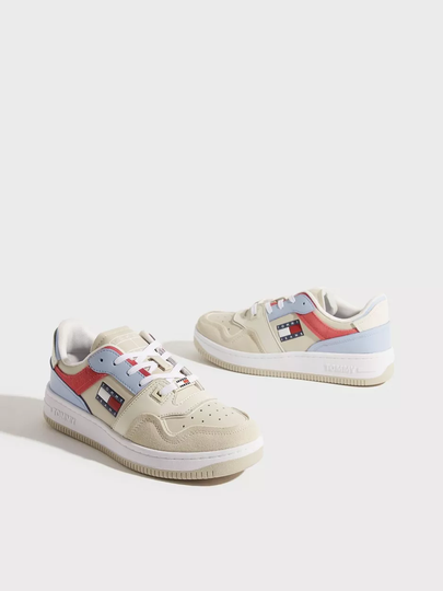Tommy Jeans - Låga sneakers - Beige - Tommy Jeans Basket Wmn - Sneakers