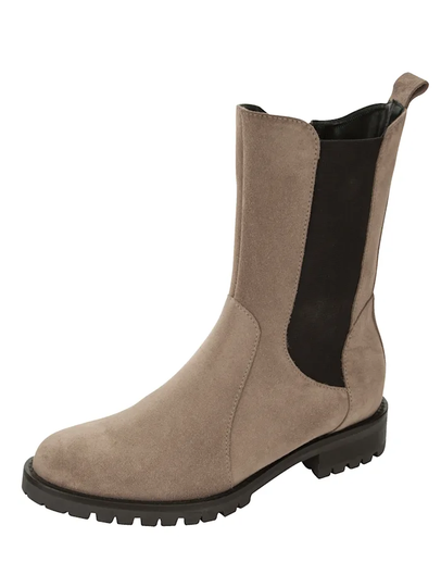 Stövletter med bred resår på sidorna Relaxshoe Sand