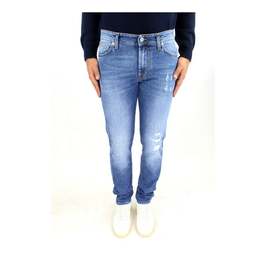 Roy Roger's - Skinny Jeans - Blå - Herr - Storlek: W35,W33,W36,W38,W32,W30,W31