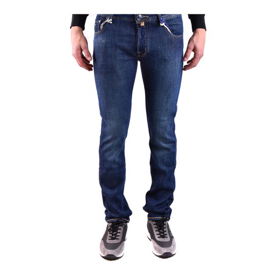 Jacob Cohën - Skinny Jeans - Blå - Herr - Storlek: W32,W38