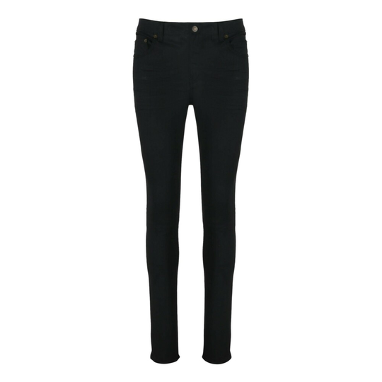 Saint Laurent - Skinny Jeans - Svart - Dam - Storlek: W29,W28,W26,W27,W30