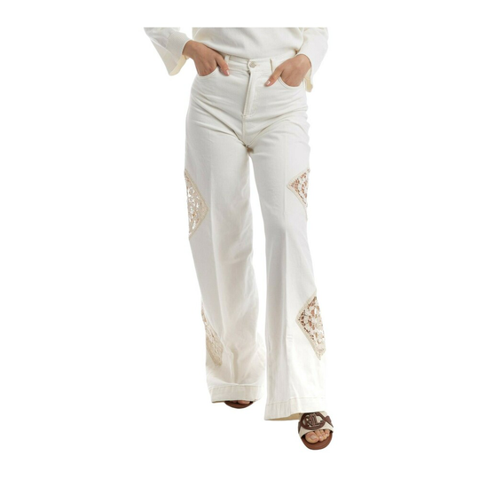 Liu Jo - Flare Jeans - Vit - Dam - Storlek: W26