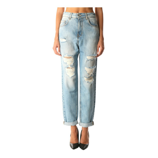 Kocca - Boyfriend Jeans - Blå - Dam - Storlek: W29,W25,W28,W27,W26