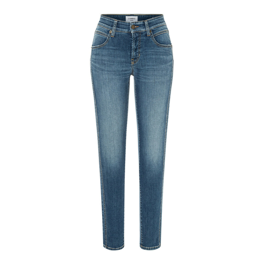 Cambio - Skinny Jeans - Blå - Dam - Storlek: L,M,Xs