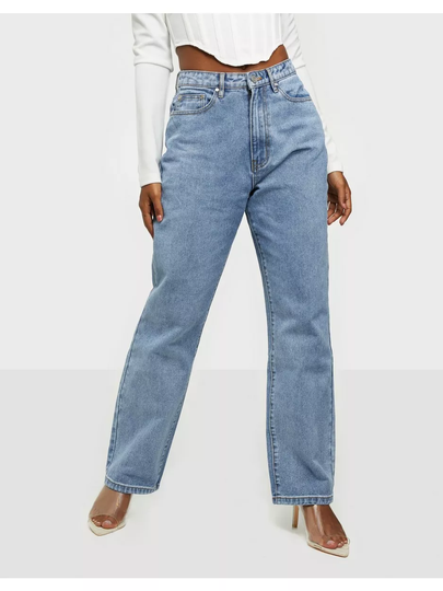 Missguided Highrise Boyfirend Jeans Boyfriend jeans Light Blue