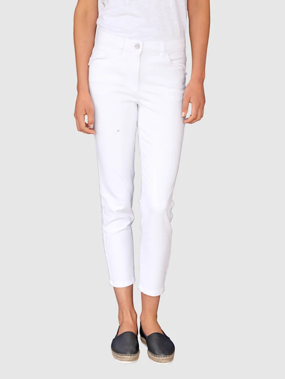 Jeans i modell Sabine Slim Dress In Vit