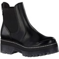 Skor Tamaris Booties Low Heels Black Brush