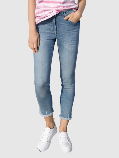 Jeans i modell Sabine extra slim Dress In Blue stone