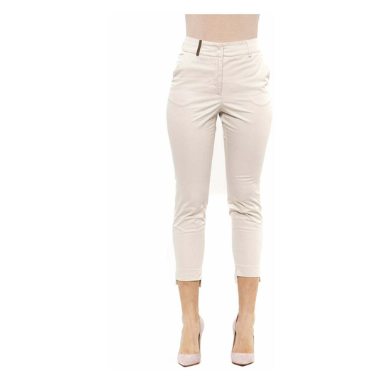 Peserico - Skinny Jeans - Beige - Dam - Storlek: S