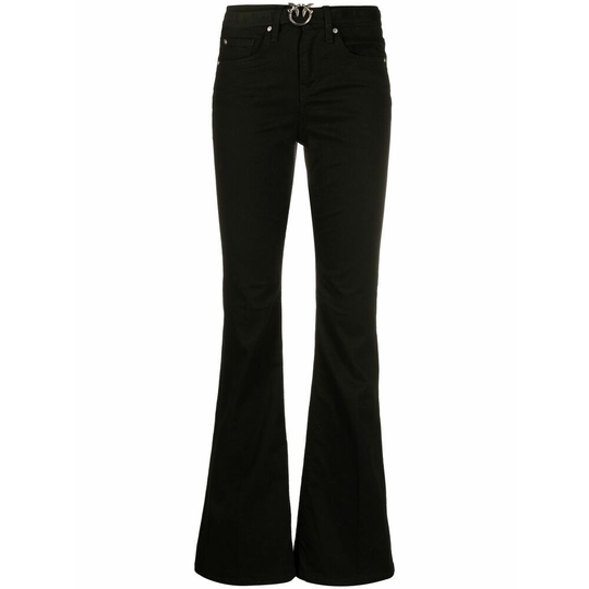 Pinko - Flare Jeans - Svart - Dam - Storlek: W30,W28,W25,W29