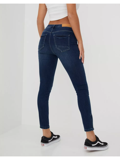 Noisy May Nmkimmy Nw Ank Zip Jeans JT060DB No Skinny jeans Dark Blue Denim