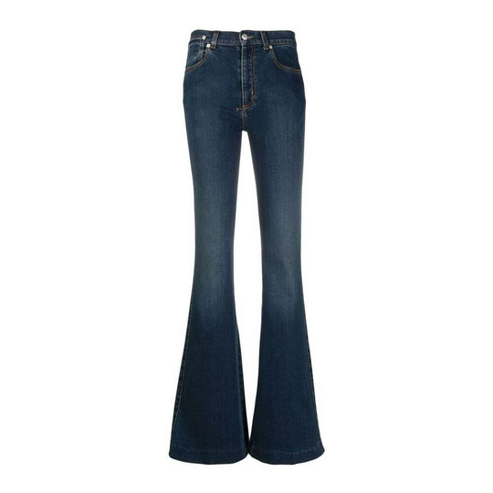 Alexander McQueen - Flare Jeans - Blå - Dam - Storlek: W29