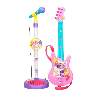 Musikalisk Leksak Barbie Mikrofon Gitarr för barn