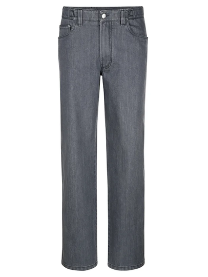 Jeans med reglerbar linning - 7 cm Roger Kent Grå