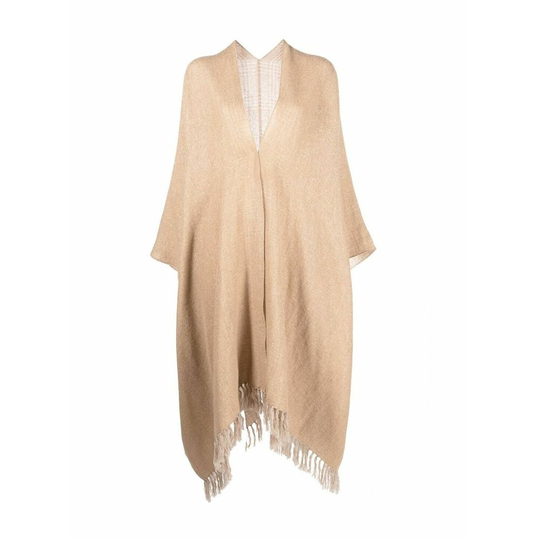 Brunello Cucinelli - Capes och Ponchos - Brun - Dam - Storlek: ONE Size
