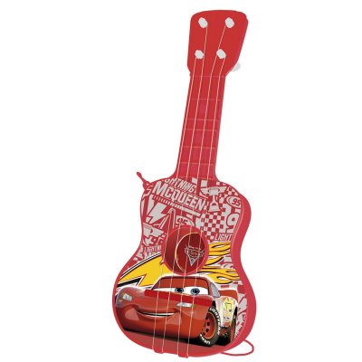 Musikalisk Leksak Cars Röd Gitarr för barn