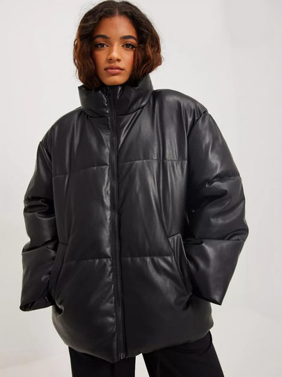 Pieces - Black - Pcadela Pu Jacket