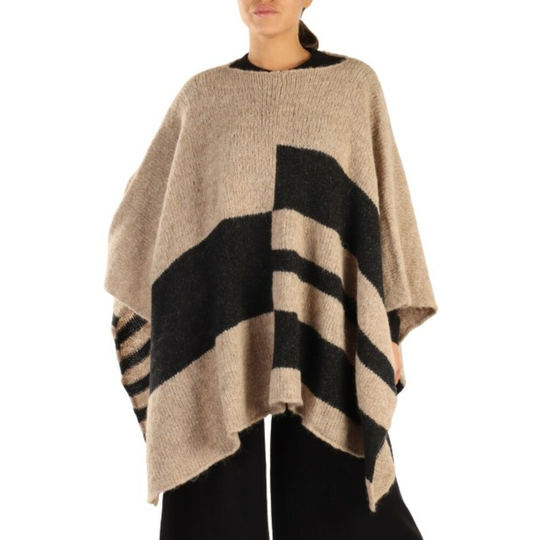 Alessia Santi - Capes och Ponchos - Beige - Dam - Storlek: M,S,Xs