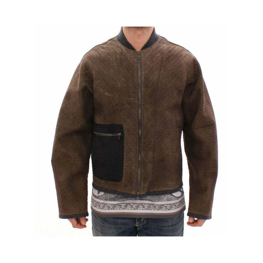 Dolce & Gabbana - Bomberjackor - Brun - Herr - Storlek: S