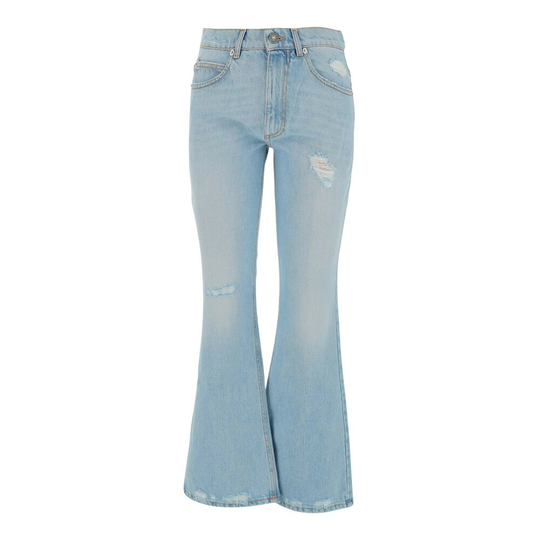 ERL - Flare Jeans - Blå - Dam - Storlek: L,M,S,Xs