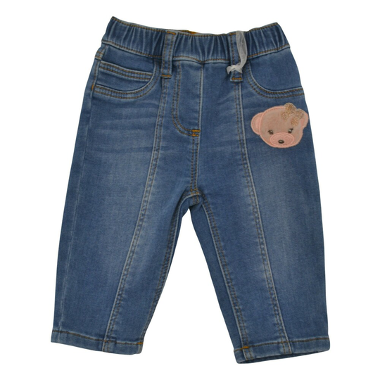 Monnalisa - Jeans - Blå - Flicka - Storlek: 74 Cm,80 Cm,68 CM