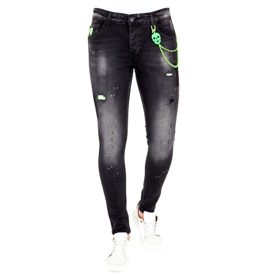 Local Fanatic - Jeans - Svart - Herr - Storlek: W34,W30,W33