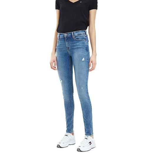 Tommy Jeans - Skinny Jeans - Blå - Dam - Storlek: W31,W29,W27
