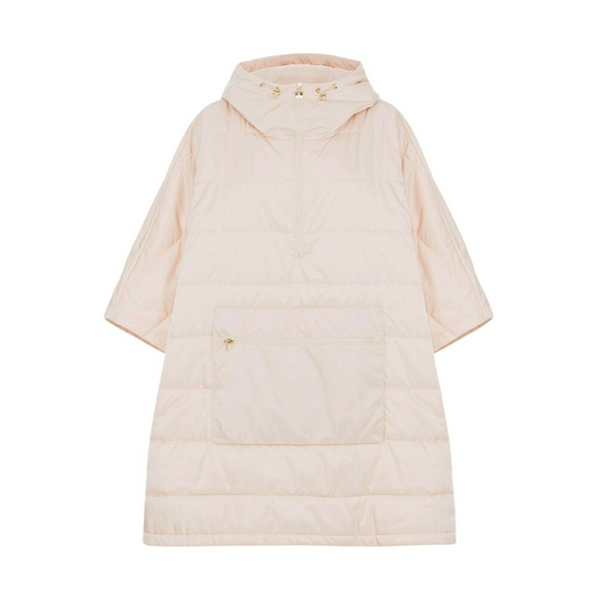 Elisabetta Franchi - Capes och Ponchos - Beige - Dam - Storlek: XS