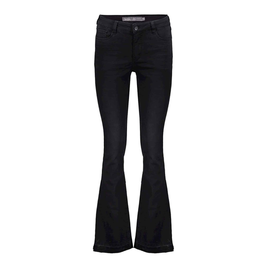 Geisha - Flare Jeans - Svart - Dam - Storlek: M,S,Xs