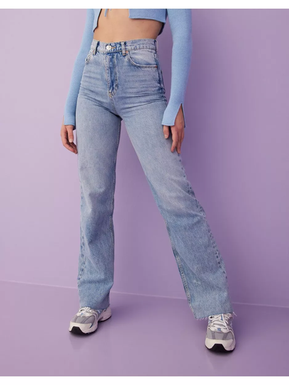 Gina Tricot Idun straight jeans Straight jeans Mid Blue