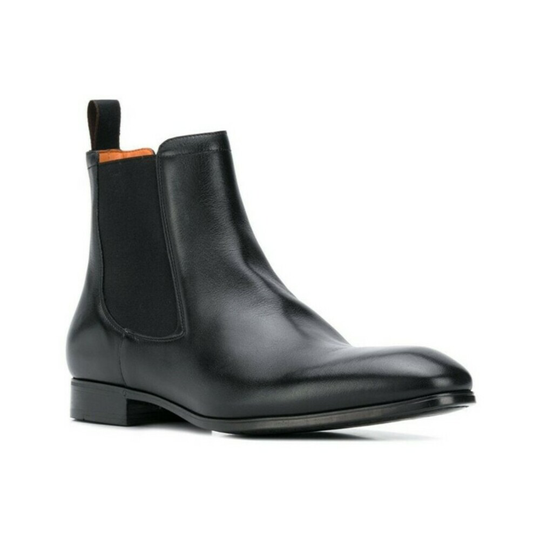 Santoni - Boots - Svart - Herr - Storlek: 40 1/2 EU