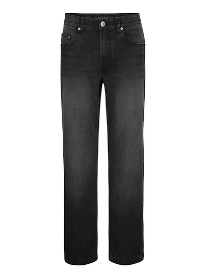 Jeans med lätt slitna effekter Roger Kent Svart