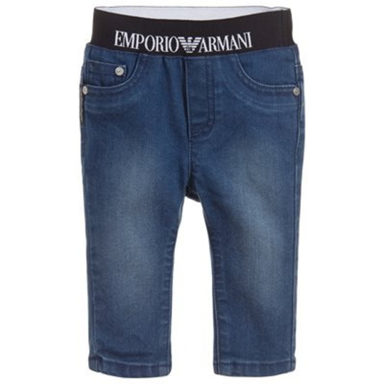 Armani - Jeans - Blå - Pojke - Storlek: 86 CM